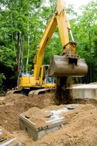 septic tank installation