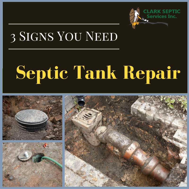 3 Signs You Need Septic Tank Repair
